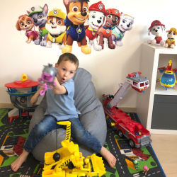 Babzsákfotel Világos Szürke