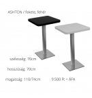 Ashton fekete / fehér könyöklő asztal