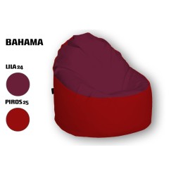 Lila - Piros Babzsákfotel