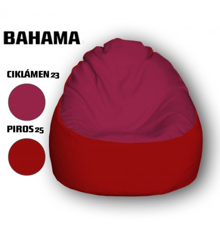Ciklámen - Piros Babzsákfotel