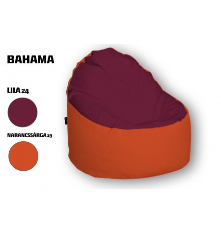 Lila - Narancssárga Babzsákfotel